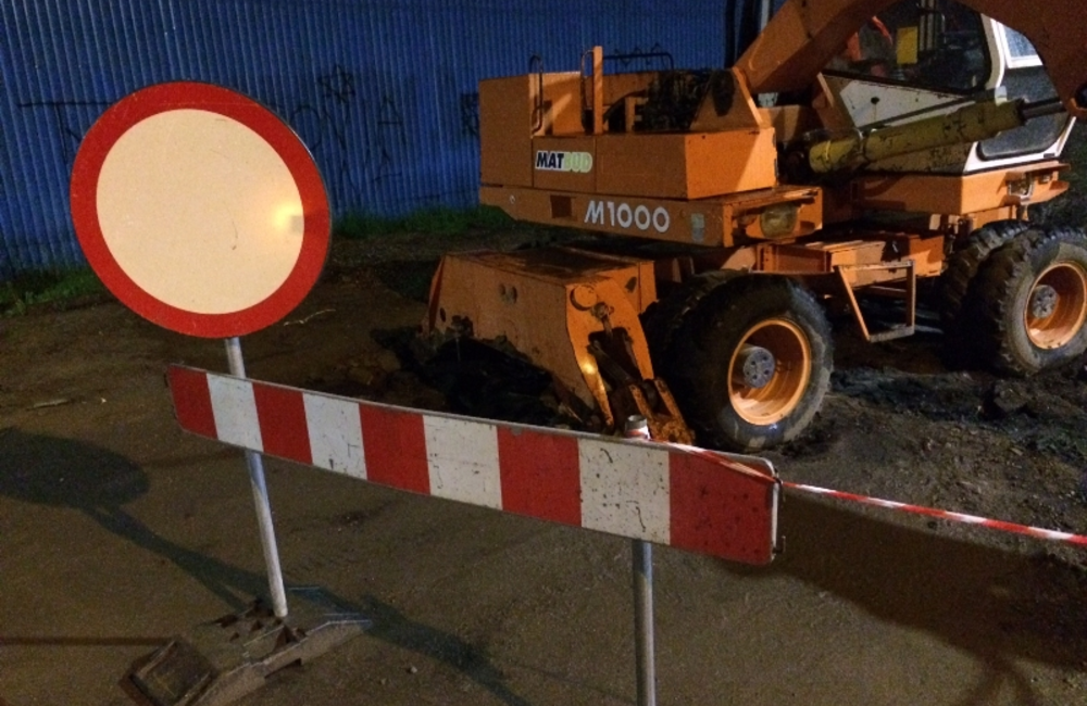 Utrudnienia w ruchu. Roboty przy torowisku 