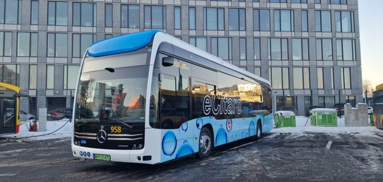 Autobus wodorowy na testach / fot. Miejskie Zakłady Autobusowe