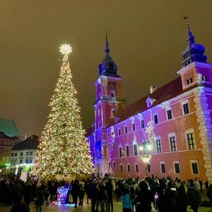 Warszawa Choinka przy Zamku Królewskim   - Warszawa, Architektura