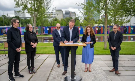 Rusza budowa nowej siedziby TR Warszawa. Umowa podpisana fot. Rafał Motyl / UM Warszawa 