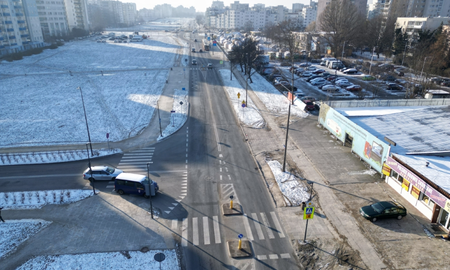 Na ul. Płaskowickiej powstanie nowe Rondo fot. ZDM w Warszawie 