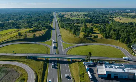 Prace przygotowawcze dla dwóch części Obwodnicy Aglomeracji Warszawskiej fot. Generalna Dyrekcja Dróg Krajowych i Autostrad 