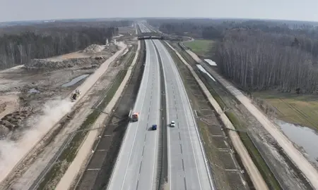 Autostrada A2 między Siedlcami a Białą Podlaską coraz bliżej otwarcia fot. GDDKiA 