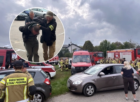 Sprawca śmiertelnego wypadku w Kurach zatrzymany przez policję fot. KPP w Wołominie 