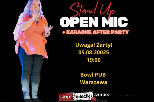 Stand Up Open Mic: Uwaga! Żarty!
