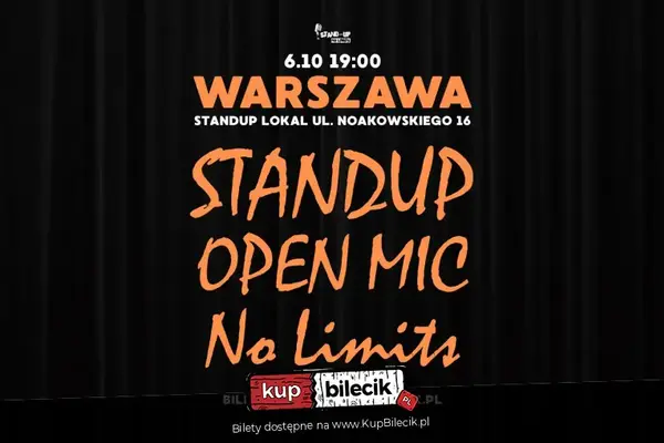 Stand-up Open Mic No Limits