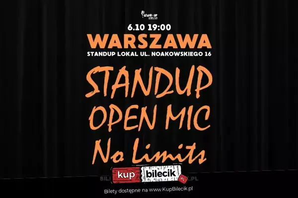 Stand-up Open Mic No Limits