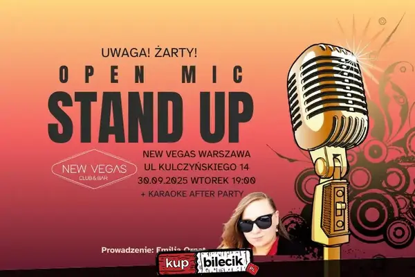 Stand Up Open Mic: Uwaga! Żarty!