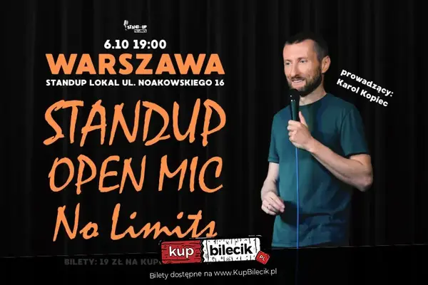 Stand-up Open Mic No Limits