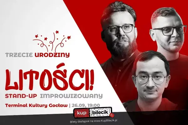 Stand-up: Tomek Machnicki, Łukasz Wolski, Krzysztof Kasparek