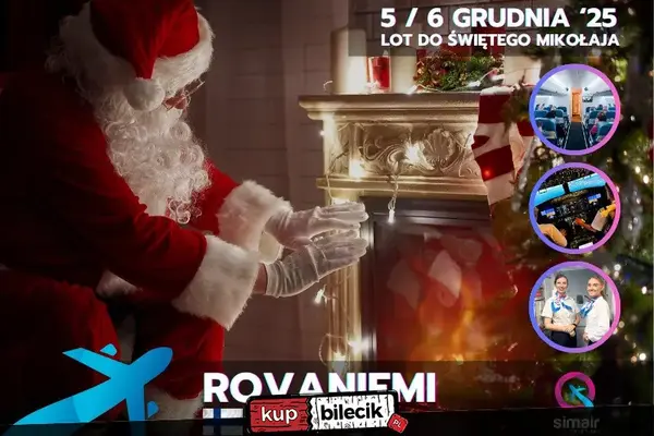 Rovaniemi - Lot do Świętego Mikołaja!