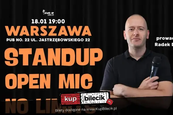 Stand-up Open Mic No Limits