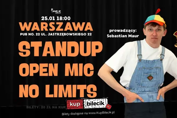 Stand-up Open Mic No Limits