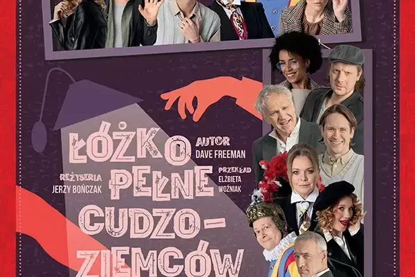 Łóżko pełne cudzoziemców