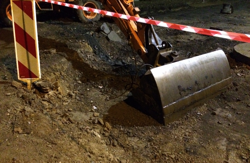 Prace remontowe na Alejach Jerozolimskich