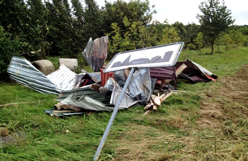 Gwałtowna burza przeszła nad stolicą