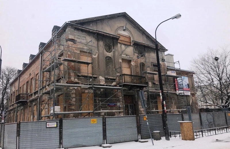 Trwa remont pałacyku Konopackiego