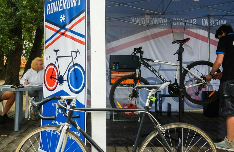 Kolejny sezon Miejskiego Serwisu Rowerowego