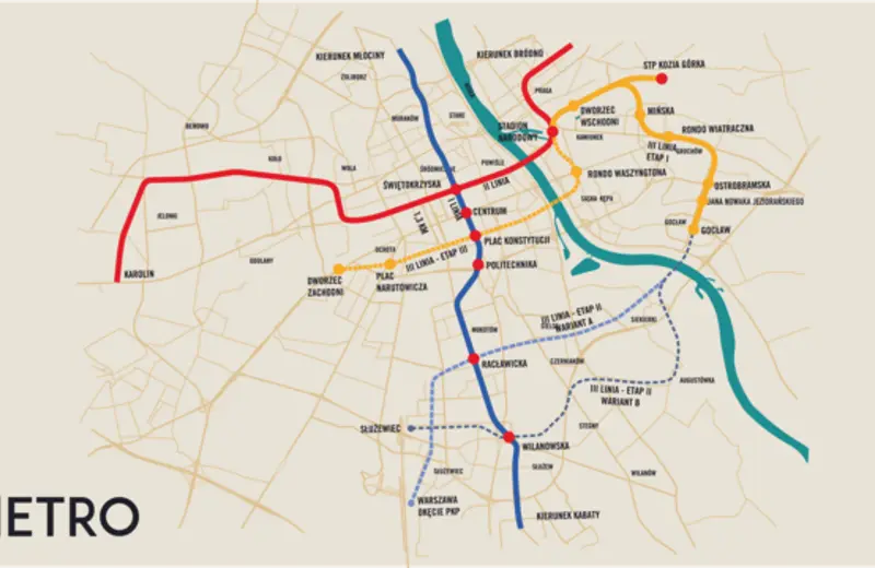 Warszawa rozpoczyna budowę trzeciej linii metra