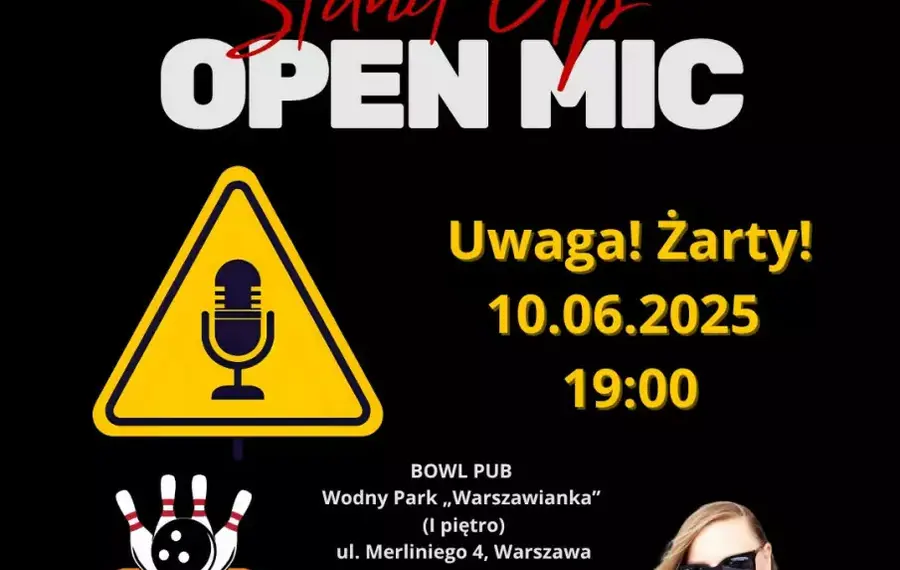 Stand Up Open Mic: Uwaga! Żarty!