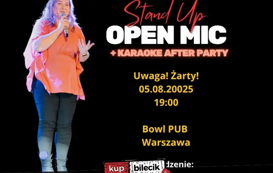 Stand Up Open Mic: Uwaga! Żarty!