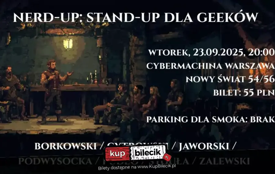 Nerd-up: stand-up dla geeków