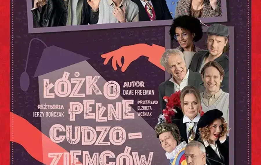 Łóżko pełne cudzoziemców