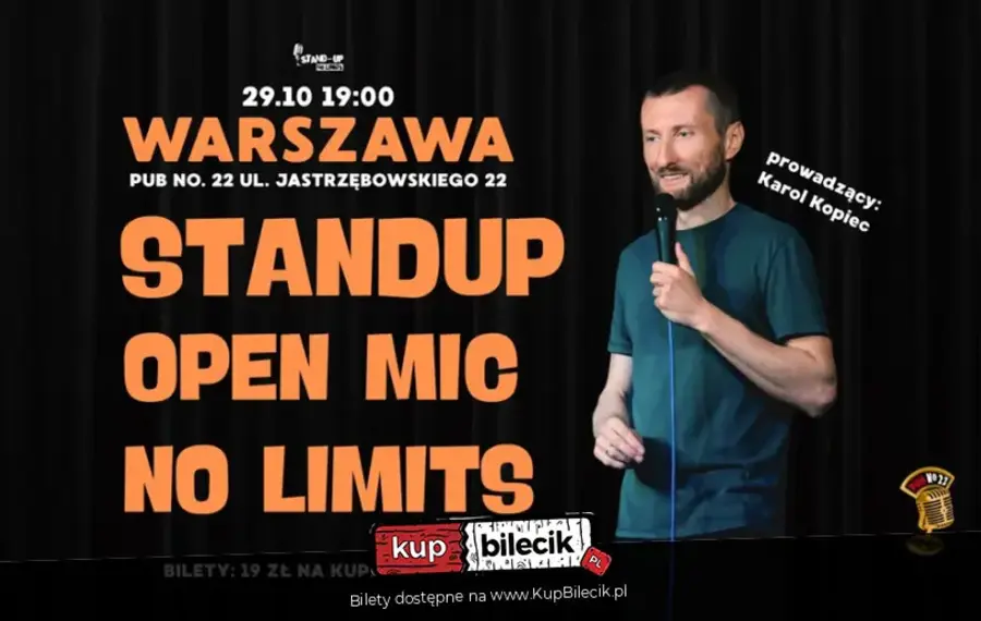 Stand-up Open Mic No Limits