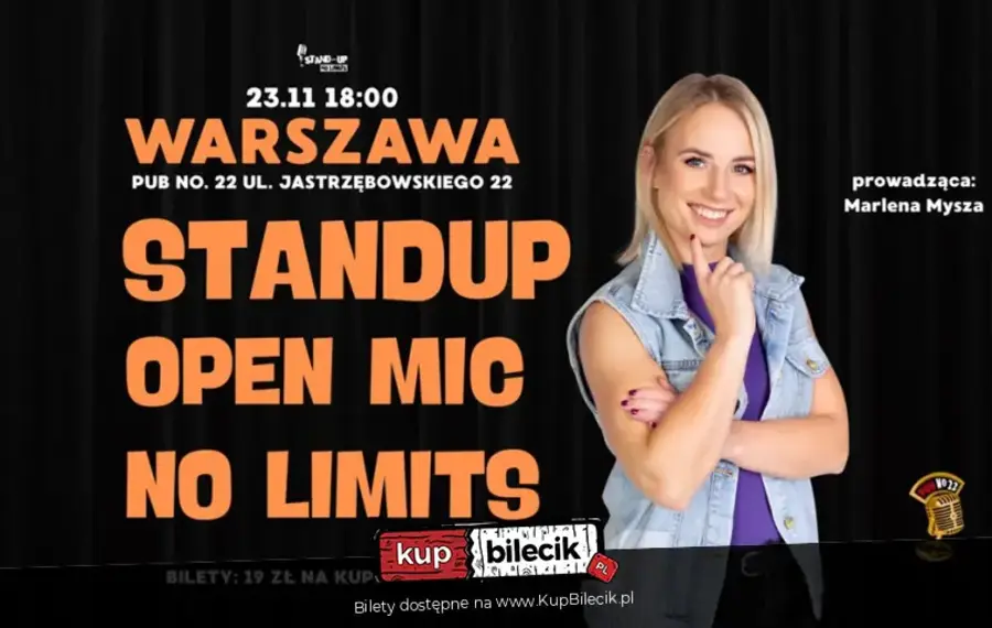 Stand-up Open Mic No Limits