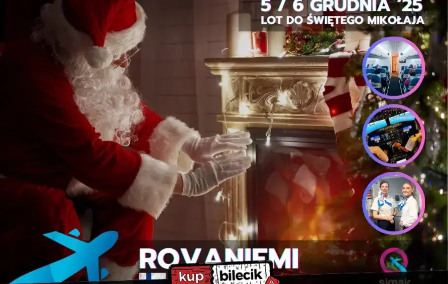 Rovaniemi - Lot do Świętego Mikołaja!