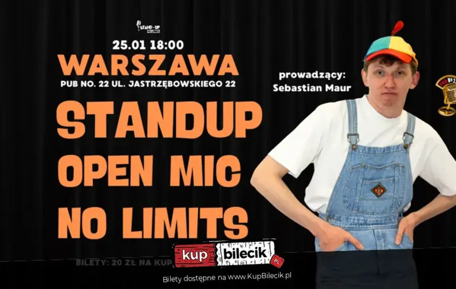 Stand-up Open Mic No Limits