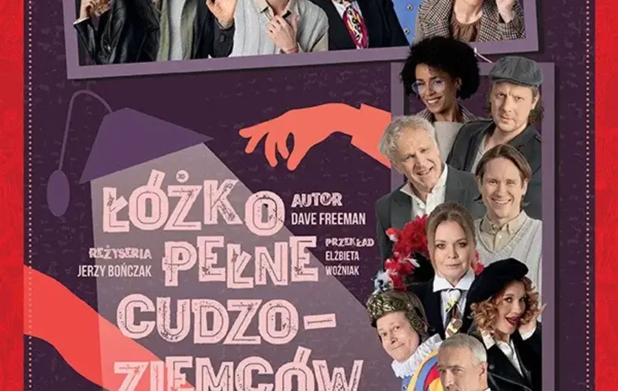 Łóżko pełne cudzoziemców