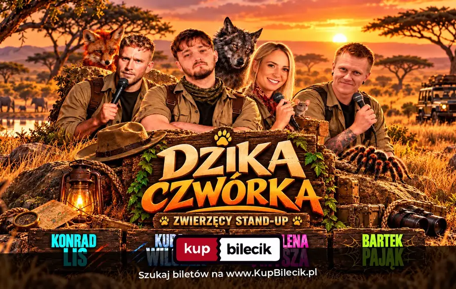 Stand-up: Lis, Wilczek, Mysza, Pająk
