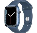 Apple Watch S7 41mm GPS w kolorze niebieskim - pasek sportowy w kolorze błękitnej toni